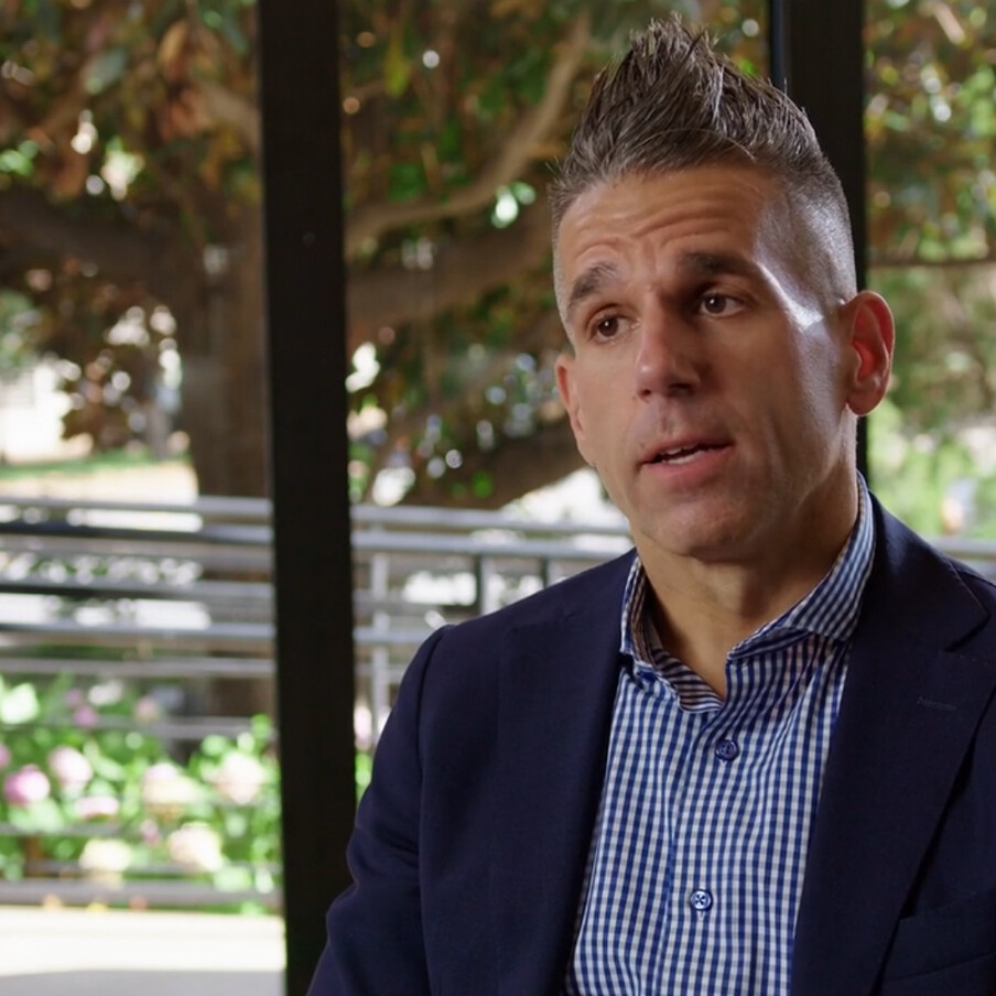 Image from a case study video with Luke Carlson