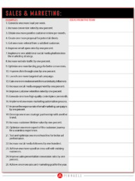 Pinnacle Business Guide Tools - the impact of one - sample page