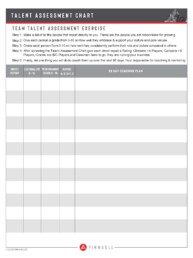 Pinnacle Business Guide Tools - Talent Assessment - sample page