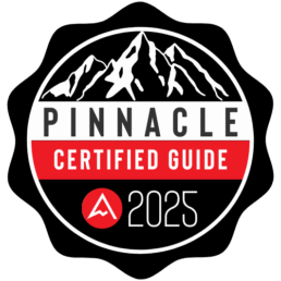 Pinnacle Certified Guide 2025 badge