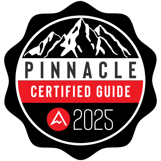 Pinnacle Certified Guide 2025 badge